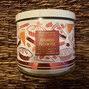 Bath & Body Works Sugared Pecan Pie 3 Wick